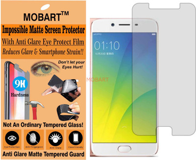 MOBART Tempered Glass Guard for OPPO R9 S PLUS (Matte Finish)(Pack of 1)
