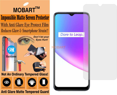 MOBART Tempered Glass Guard for REALME C25 (RMX 3193) (Matte Finish)(Pack of 1)