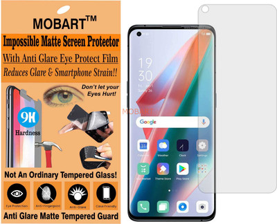 MOBART Tempered Glass Guard for OPPO FIND X3 PRO (Matte Finish)(Pack of 1)