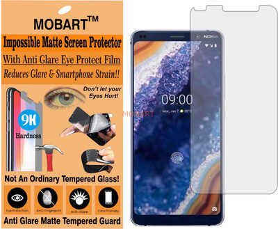 MOBART Tempered Glass Guard for NOKIA TA-1087 (NOKIA 9 PUREVIEW) (Matte Finish)(Pack of 1)