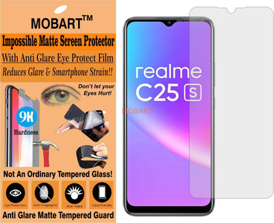MOBART Tempered Glass Guard for REALME C25S RMX3197 (Matte Finish)(Pack of 1)