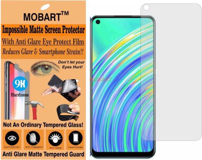 MOBART Tempered Glass Guard for REALME C15 QUALCOMM (Matte Finish)(Pack of 1)