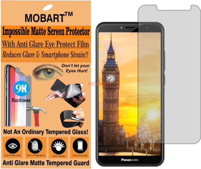 MOBART Tempered Glass Guard for PANASONIC RAY 550 (Matte Finish)(Pack of 1)