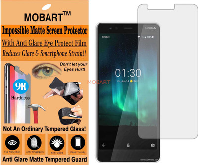 MOBART Tempered Glass Guard for NOKIA 3.1C (Matte Finish)(Pack of 1)