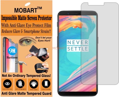 MOBART Tempered Glass Guard for ONEPLUS 5T (Matte Finish)(Pack of 1)