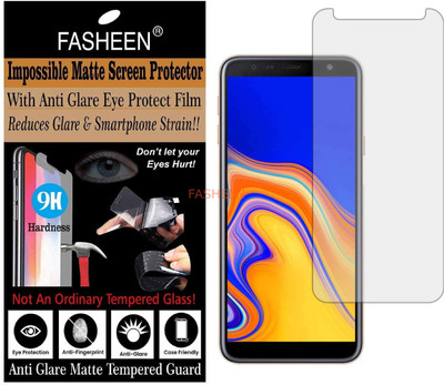 Fasheen Tempered Glass Guard for SAMSUNG GALAXY J4 PLUS (Matte Finish)(Pack of 1)