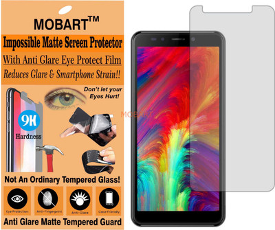 MOBART Tempered Glass Guard for PANASONIC P101 (Matte Finish)(Pack of 1)