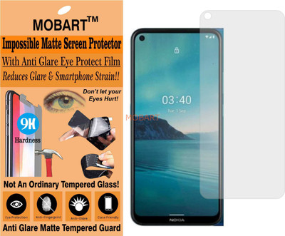 MOBART Tempered Glass Guard for NOKIA C20 (Matte Finish)(Pack of 1)