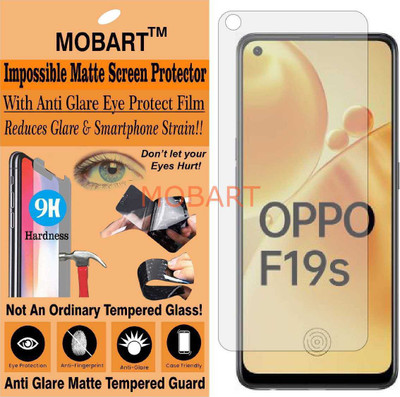 MOBART Tempered Glass Guard for OPPO F19S CPH2219 (Matte Finish)(Pack of 1)