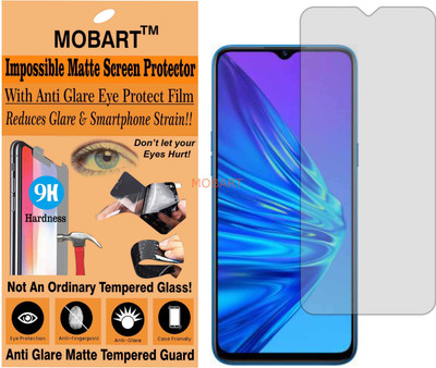 MOBART Tempered Glass Guard for RMX1911 (REALME 5) (Matte Finish)(Pack of 1)