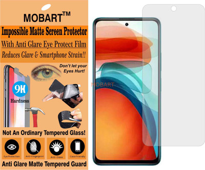 MOBART Tempered Glass Guard for POCO X3 GT (Matte Finish)(Pack of 1)