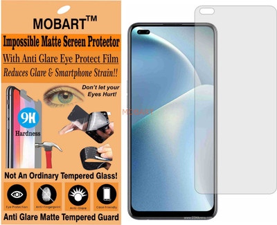 MOBART Tempered Glass Guard for OPPO RENO4 LITE (Matte Finish)(Pack of 1)