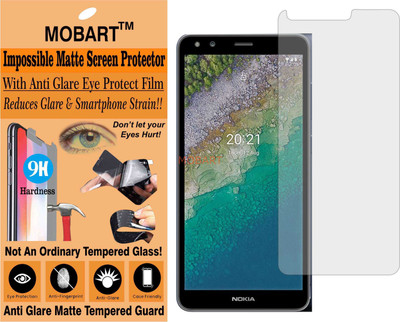 MOBART Tempered Glass Guard for NOKIA C01 PLUS TA1383 (Matte Finish)(Pack of 1)