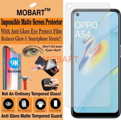 MOBART Tempered Glass Guard for OPPO A54 (Matte Finish)(Pack of 1)