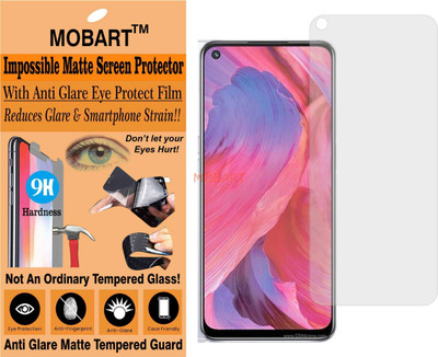 MOBART Tempered Glass Guard for OPPO A74 5G (Matte Finish)(Pack of 1)