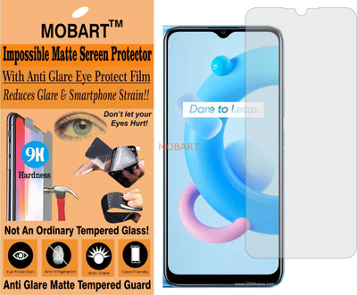 MOBART Tempered Glass Guard for REALME C20A (Matte Finish)(Pack of 1)