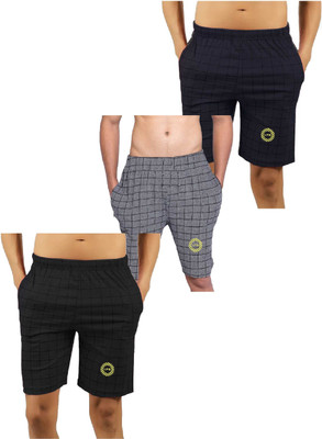 MRB Self Design Men Multicolor Sports Shorts