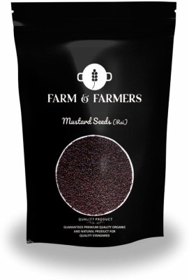 Farm & Farmers Fresh / Natural Mustard Seeds Small | Sarso | Whole Rai | Whole Mustard Black(100 g)