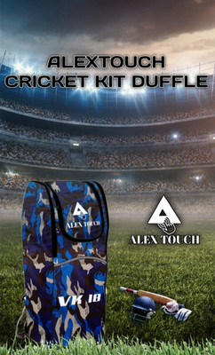 ALEXTOUCH Cricket Kit Bag Heavy Material Kit Bag(Blue, Kit Bag)