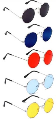 K-STORY Aviator Sunglasses(For Men & Women, Multicolor)