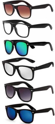 K-STORY Aviator Sunglasses(For Men & Women, Multicolor)