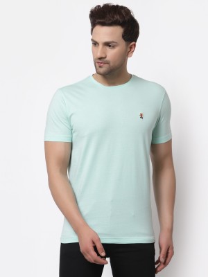 RED TAPE Solid Men Round Neck Green T-Shirt