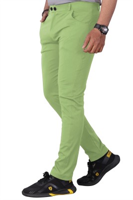 JPM brothers Solid Men Light Green Track Pants