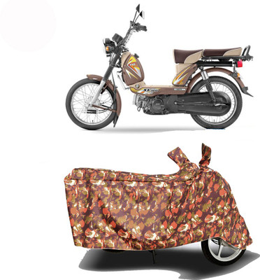 Exciting collections Two Wheeler Cover for TVS(XL 100, Red)