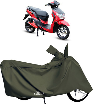 XAFO Waterproof Two Wheeler Cover for Hero(Electric, Green)