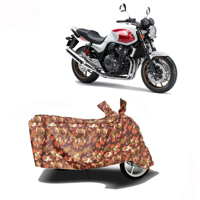 Exciting collections Two Wheeler Cover for Honda(CB 400, Red)