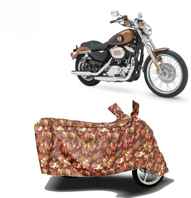 Exciting collections Two Wheeler Cover for Harley Davidson(XL 1200, Red)