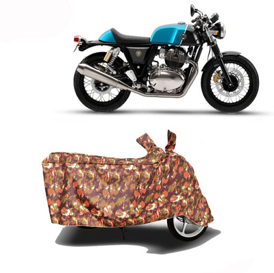 Exciting collections Two Wheeler Cover for Royal Enfield(Continental GT 650, Red)