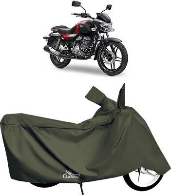 XAFO Waterproof Two Wheeler Cover for Bajaj(V15, Green)