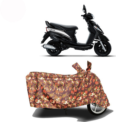 Exciting collections Two Wheeler Cover for Mahindra(Rodeo, Red)