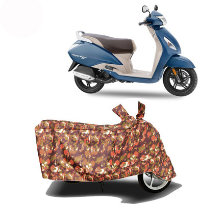 Exciting collections Two Wheeler Cover for TVS(Jupiter, Red)