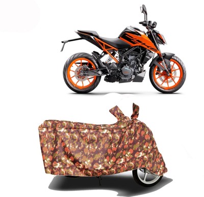 Exciting collections Two Wheeler Cover for KTM(200 Duke, Red)