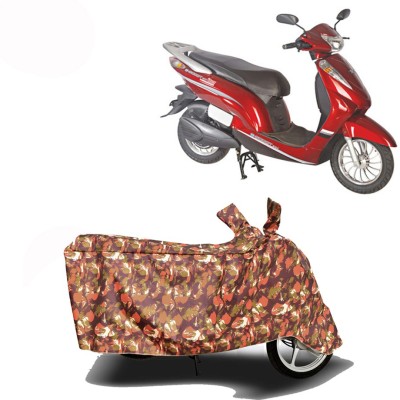 Exciting collections Two Wheeler Cover for Avon(E Scoot, Red)