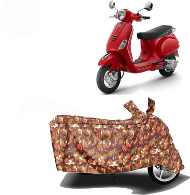 Exciting collections Two Wheeler Cover for Vespa(Vespa SXL 125, Red)