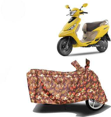 Exciting collections Two Wheeler Cover for TVS(Scooty Zest 110, Red)