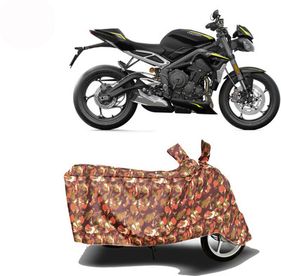 Exciting collections Two Wheeler Cover for Triumph(Street Triple RS, Red)