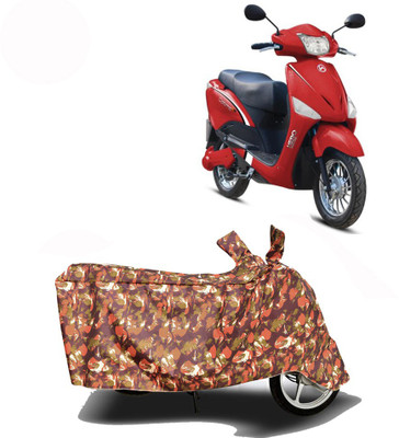 Exciting collections Two Wheeler Cover for Hero(Electric Optima, Red)