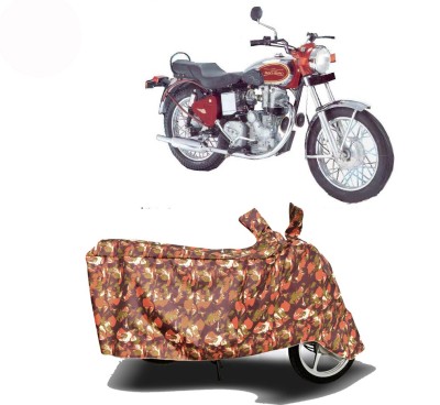 Exciting collections Two Wheeler Cover for Royal Enfield(Machismo 350, Red)