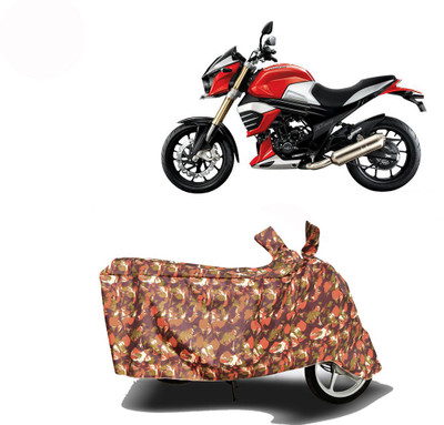 Exciting collections Two Wheeler Cover for Mahindra(MOJO XT 300, Red)