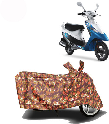 Exciting collections Two Wheeler Cover for TVS(Teenz, Red)