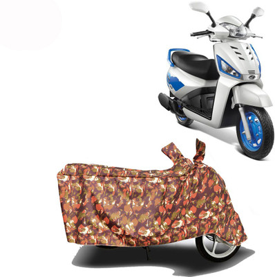 Exciting collections Two Wheeler Cover for Mahindra(Gusto, Red)