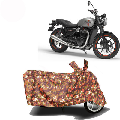 Exciting collections Two Wheeler Cover for Triumph(Street Twin, Red)