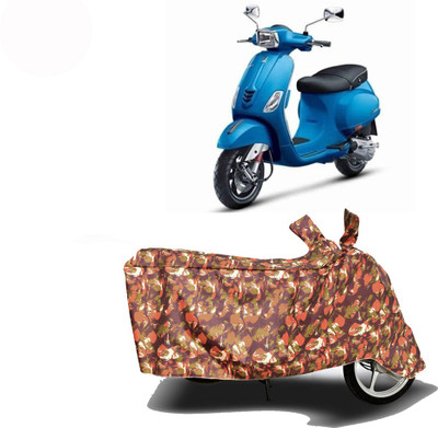 Exciting collections Two Wheeler Cover for Vespa(Vespa VXL 150, Red)