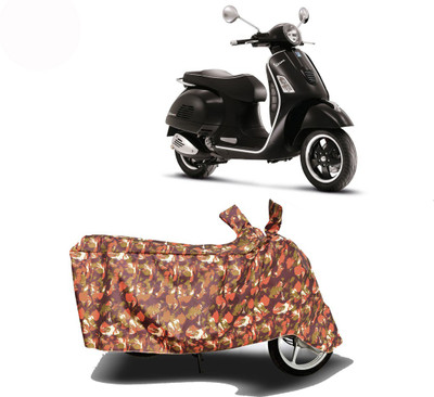 Exciting collections Two Wheeler Cover for Vespa(Piaggio Vespa, Red)