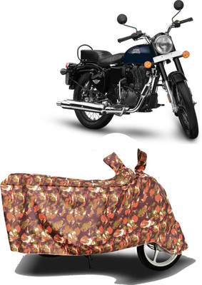 Exciting collections Two Wheeler Cover for Royal Enfield(Bullet Electra Twinspark, Red)
