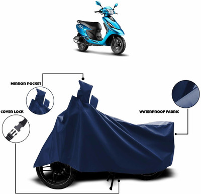 KEDIT Two Wheeler Cover for Universal For Bike(Zest, Blue)